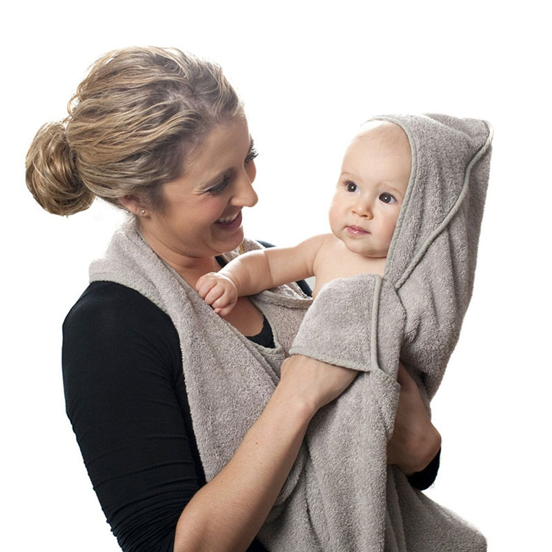 Soft Cotton Hooded Baby Towel Apron